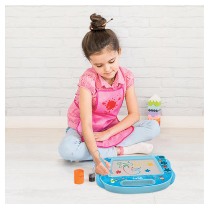 Lexibook Magnetická vícebarevná kreslicí tabulka - Šmoulové