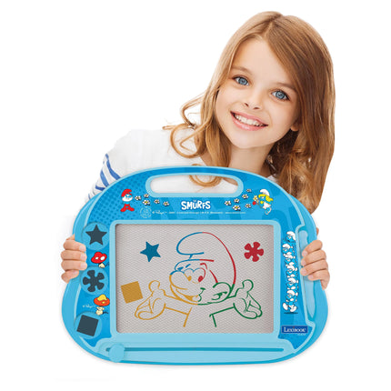 Lexibook Magnetická vícebarevná kreslicí tabulka - Šmoulové