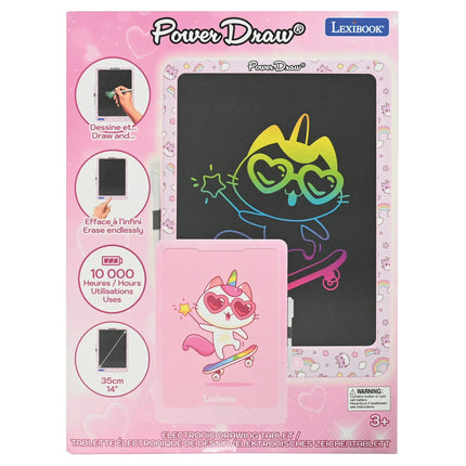 Lexibook Kreslicí tablet s E-inkem 14" Kočka