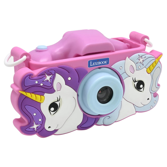 Lexibook Dětský fotoaparát a kamera s krytem - Jednorožec