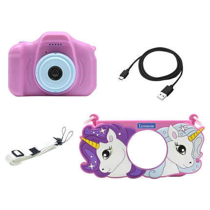 Lexibook Dětský fotoaparát a kamera s krytem - Jednorožec
