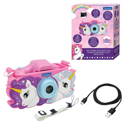 Lexibook Dětský fotoaparát a kamera s krytem - Jednorožec