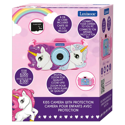 Lexibook Dětský fotoaparát a kamera s krytem - Jednorožec