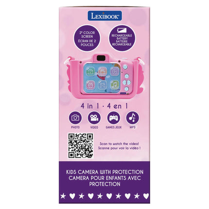 Lexibook Dětský fotoaparát a kamera s krytem - Jednorožec