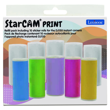 Lexibook 10 náhradních rolí samolepek do fotoaparátů řady DJ150 a DJ160