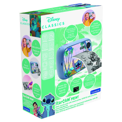 Lexibook Dětský instantní fotoaparát StarCAM s tiskárnou - Disney Stitch