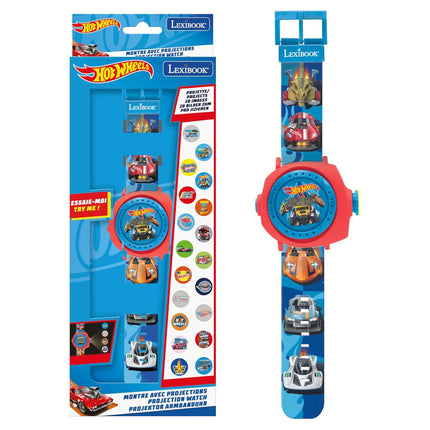 Lexibook Digitální promítací hodinky - Hot Wheels