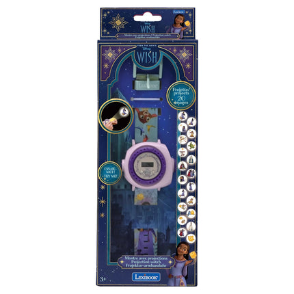 Lexibook Digitální promítací hodinky - Disney Přání