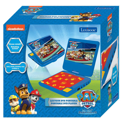 Lexibook Přenosný DVD přehrávač 7" - Tlapková patrola