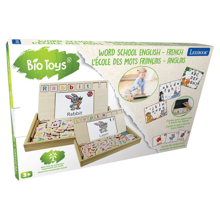 Lexibook Anglicko-francouzská dřevěná škola slovíček Bio Toys