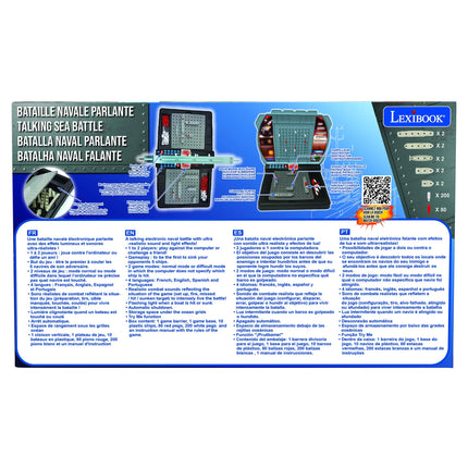 Lexibook Elektronická mluvící hra Námořní bitva (FR/EN/ES/PT)