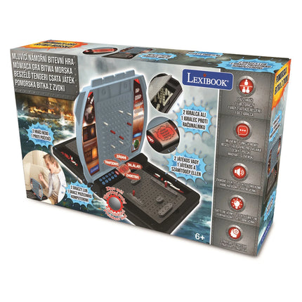 Lexibook Elektronická mluvící hra Námořní bitva (CZ/SL/PL/HU)