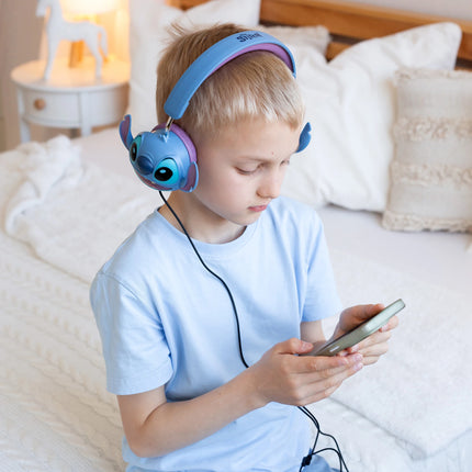 Lexibook Skládací drátová sluchátka - Disney Stitch