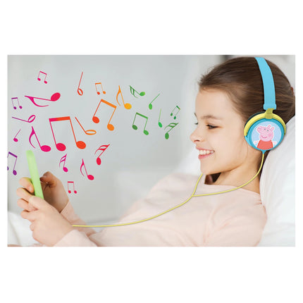 Lexibook Skládací drátová sluchátka - Prasátko Peppa