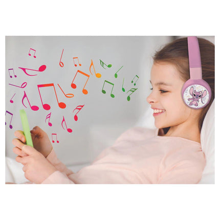 Lexibook Skládací bezdrátová sluchátka Angel - Disney Stitch