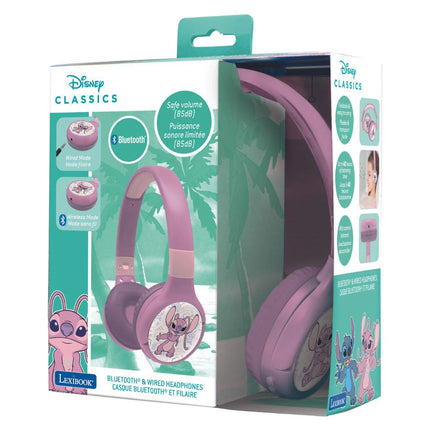 Lexibook Skládací bezdrátová sluchátka Angel - Disney Stitch