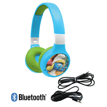 Lexibook Skládací bezdrátová sluchátka - Šmoulové