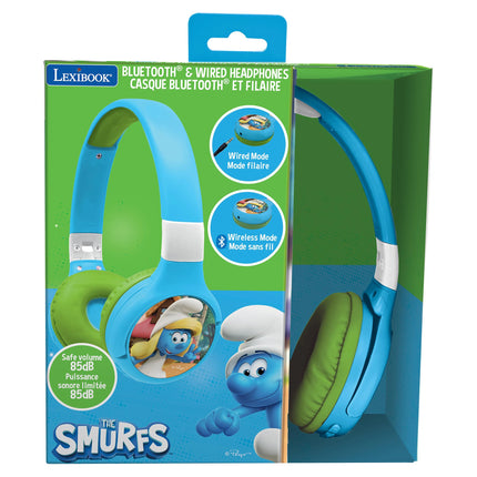 Lexibook Skládací bezdrátová sluchátka - Šmoulové