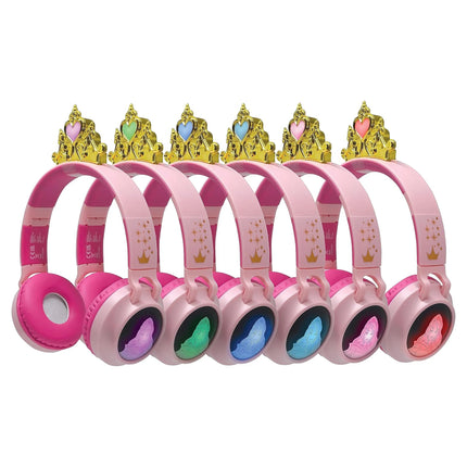 Lexibook Svítící bezdrátová sluchátka - Disney Princezny