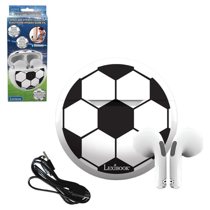 Lexibook Bezdrátová sluchátka do uší - Fotbal