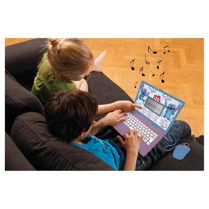 Lexibook Česko-anglický vzdělávací notebook - Disney Stitch