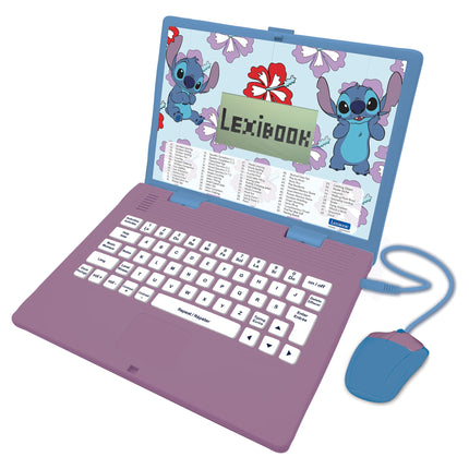 Lexibook Francouzsko-anglický vzdělávací notebook - Disney Stitch