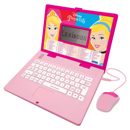 Lexibook Francouzsko-anglický vzdělávací notebook - Disney Princezny