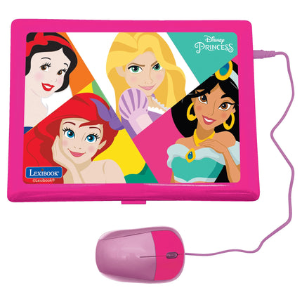 Lexibook Francouzsko-anglický vzdělávací notebook - Disney Princezny