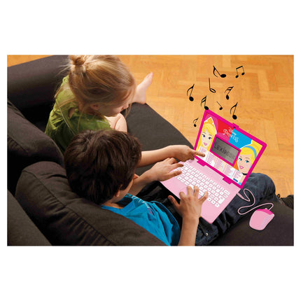 Lexibook Francouzsko-anglický vzdělávací notebook - Disney Princezny