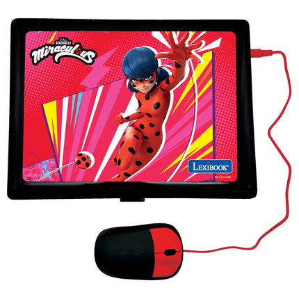 Lexibook Francouzsko-anglický vzdělávací notebook - Miraculous: Kouzelná Beruška a Černý kocour