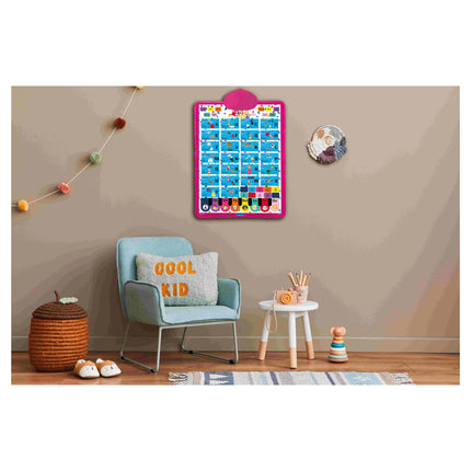 Lexibook Anglicko-francouzský mluvící plakát - Disney Princezny