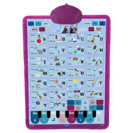 Lexibook Anglicko-francouzský mluvící plakát - Ledové království