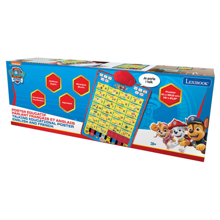 Lexibook Anglicko-francouzský mluvící plakát - Tlapková patrola