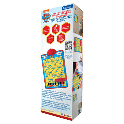 Lexibook Anglicko-francouzský mluvící plakát - Tlapková patrola