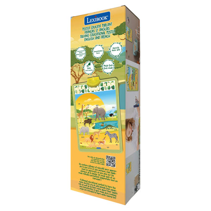 Lexibook Anglicko-francouzský mluvící plakát Savana