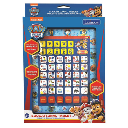 Lexibook Francouzsko-anglický vzdělávací tablet - Tlapková patrola