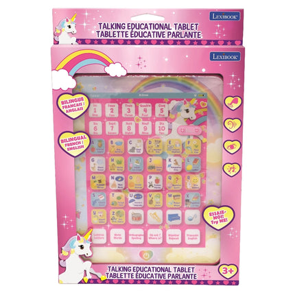 Lexibook Francouzsko-anglický vzdělávací tablet - Jednorožec