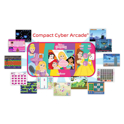 Lexibook Herní konzole Compact II Cyber Arcade 2,5" - 150 her - Disney Princezny