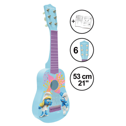 Lexibook Moje první kytara 21" - Šmoulové