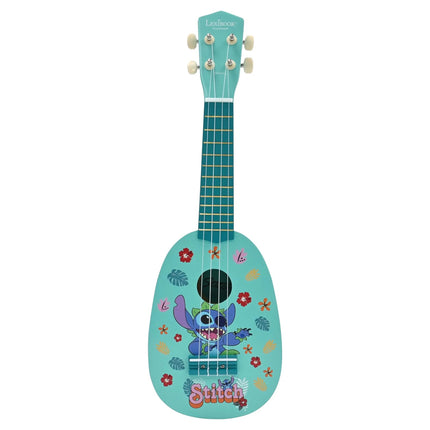 Lexibook Dřevěné ukulele s nylonovými strunami 53 cm - Disney Stitch