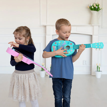 Lexibook Dřevěné ukulele s nylonovými strunami 53 cm - Disney Stitch