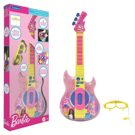 Lexibook Elektronická kytara s brýlemi a mikrofonem - Barbie