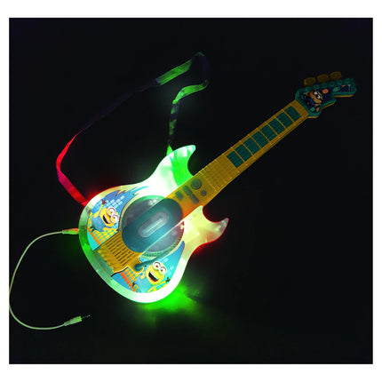 Lexibook Elektronická kytara s brýlemi a mikrofonem Mimoni