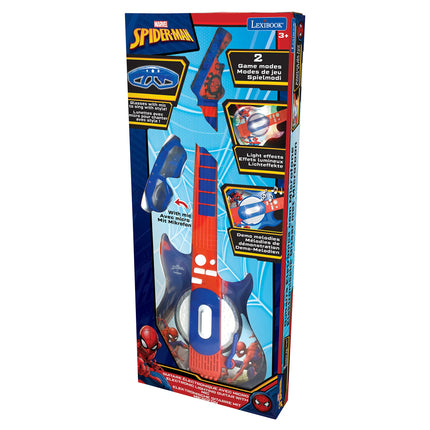 Lexibook Elektronická kytara s brýlemi a mikrofonem - Spider-Man