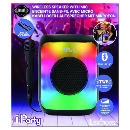 Lexibook Flame bezdrátový reproduktor s mikrofonem malý