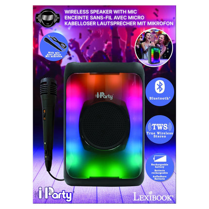 Lexibook Flame bezdrátový reproduktor s mikrofonem střední