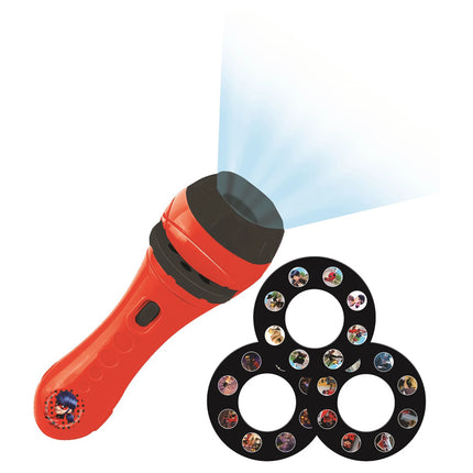 Lexibook Baterka s projektorem - Miraculous: Kouzelná Beruška a Černý kocour