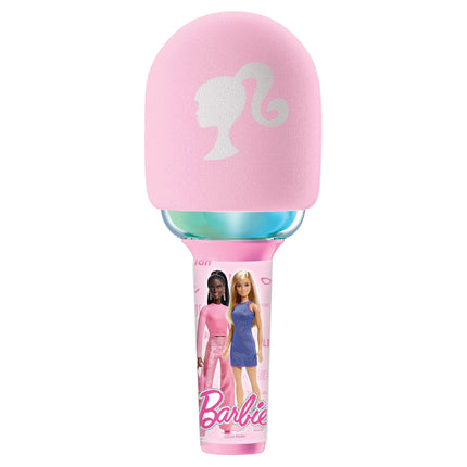 Lexibook Svítící bezdrátový karaoke mikrofon - Barbie