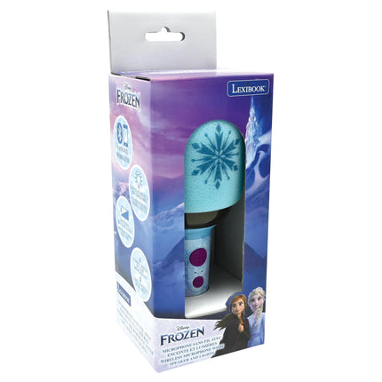 Lexibook Svítící bezdrátový karaoke mikrofon - Ledové království