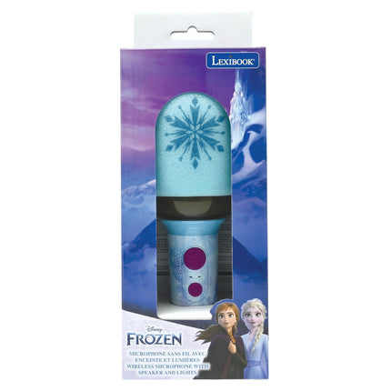 Lexibook Svítící bezdrátový karaoke mikrofon - Ledové království